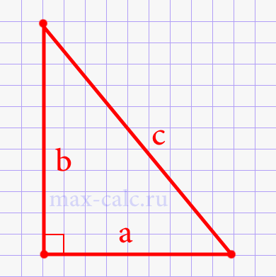 Площадь прямоугольного треугольника по формуле Герона
